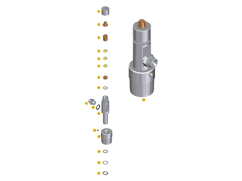 A WSMU. Alimentador de água da ferramenta de perfuração horizontal da corda