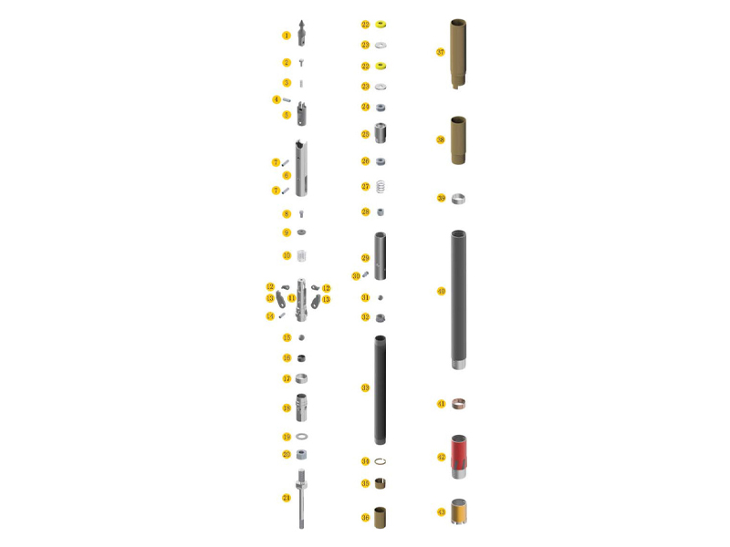 Ferramentas de perfuração da série de parede fina TW