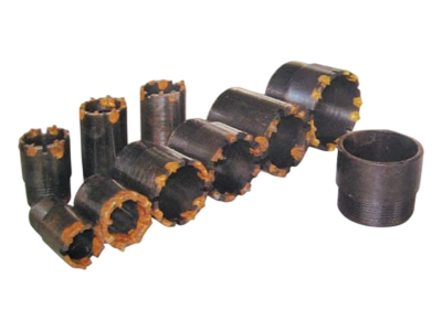 Broca de liga e broca redonda em branco