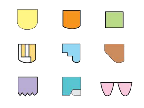 Seleção da broca e forma da superfície dos lábios